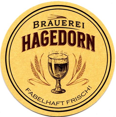 rhede bor-nw hagedorn rund 1b (215-brauerei hagedorn-glas)